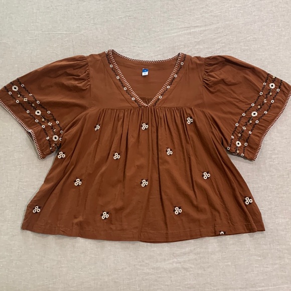 Old Navy Tops - Embroidered Top